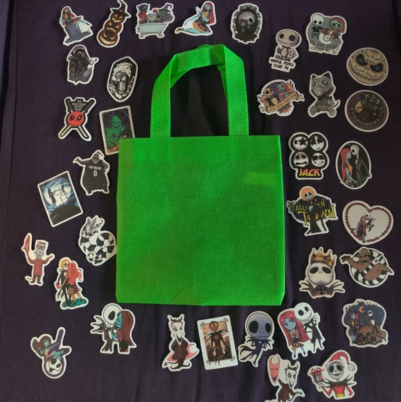 $8 Custom made canvas bag & 10 random stickers w/ NBC purchase - Picture 2 of 5